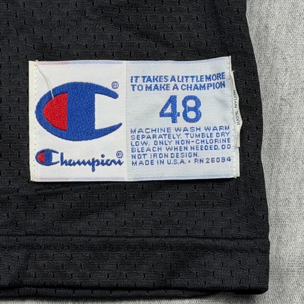 Vintage Champion Super Bowl XXVIII 28 Jersey 1994 Atlanta Black Mesh Mens 48 XL - Picture 8 of 8